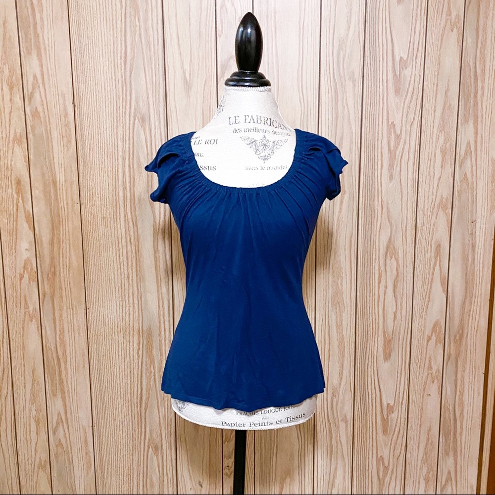 ⭐️RW&CO. Dark Blue Blouse in Small